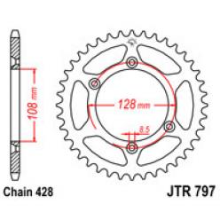 Звездочка задняя JT Sprockets (шаг 428 ) JT JTR797
